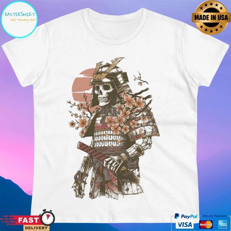 Immortal Warrior Samurai Skeleton T-shirts