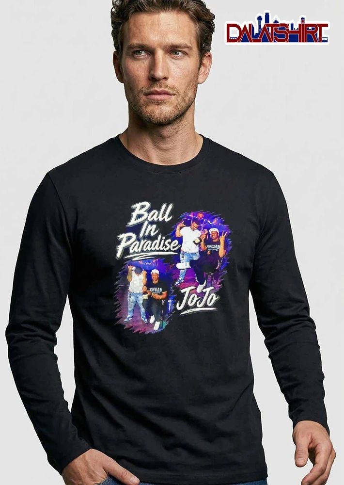 Ball In Paradise Jojo Bootleg Photo Collage Men Hennessy Bottles shirt