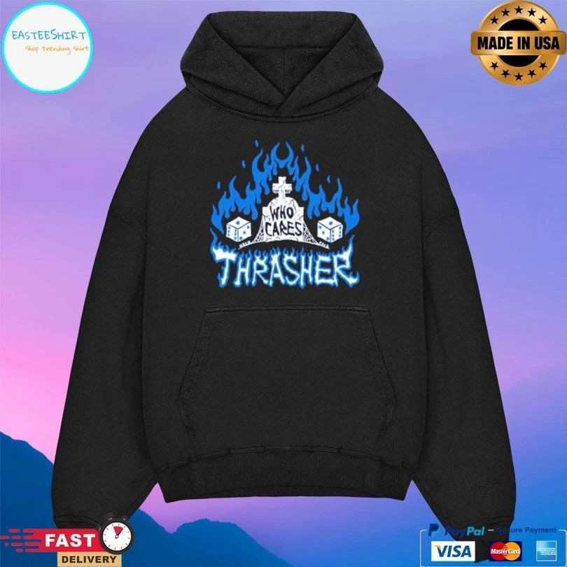 Thrasher Magazine Who Cares T-shirts
