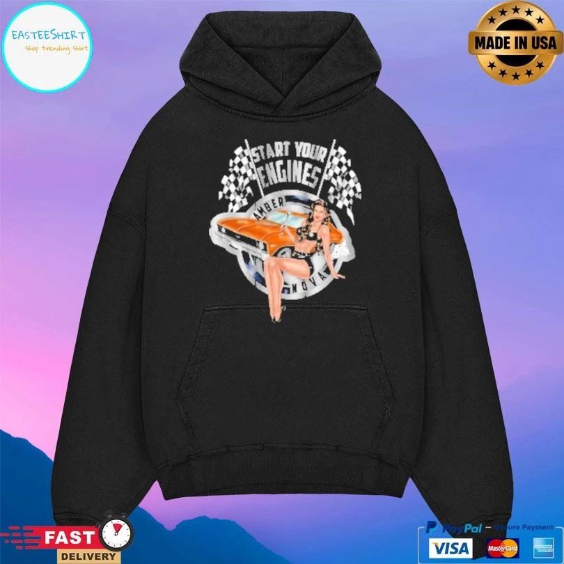 Start Your Engines Amber Nova Garage Bombshell T-shirts