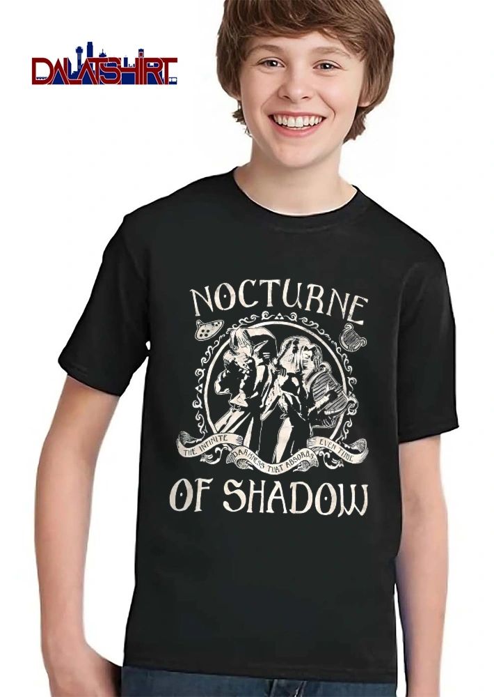 Nocturne Of Shadow The Infinite Darkness That Absorbs Even Time Link Sheik Ocarina Harp Line Art shirt