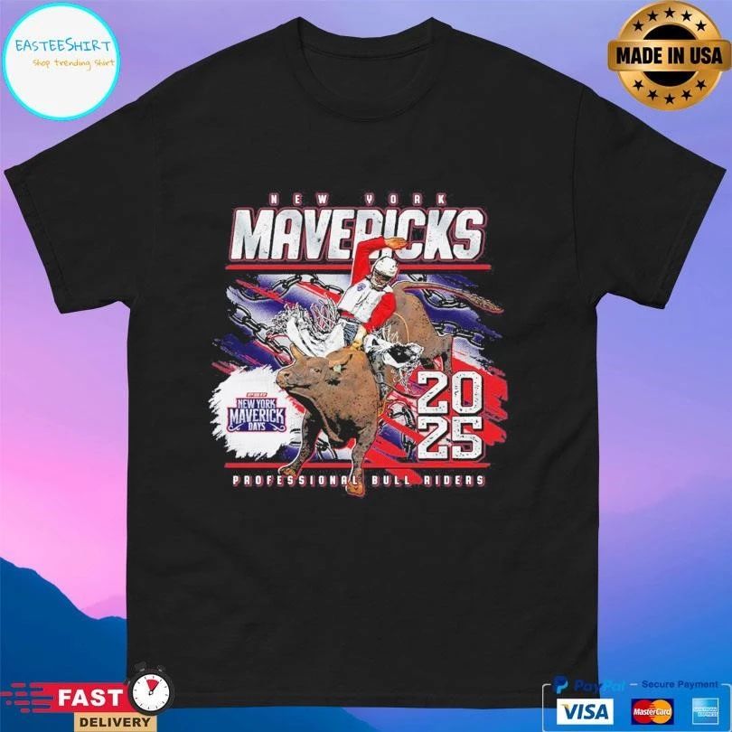New York Mavericks 2025 Event Professional Bull Riders T-shirts