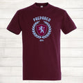 Aston Villa Prepared AVFC Claret and Blue AVFC Football Top Trainer T Shirt