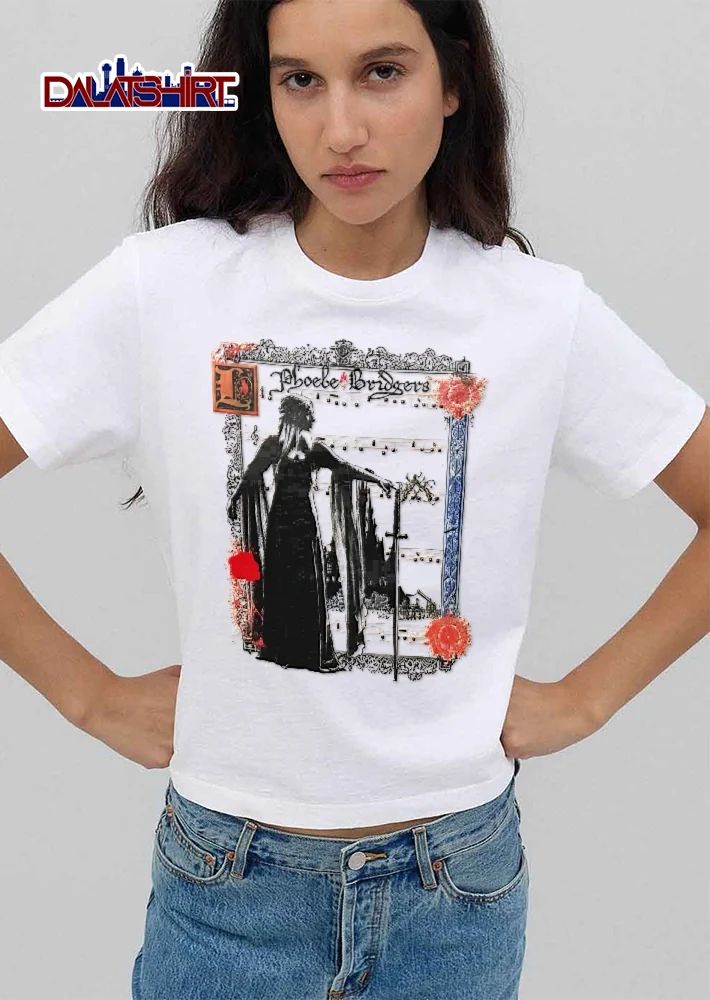 Phoebe Bridgers Medieval Lady Sword Castle Sheet Music Border shirt