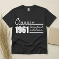 65th Birthday TShirt Born In 1961 65 Years Old Gifts Classic 1961 Limited Tee