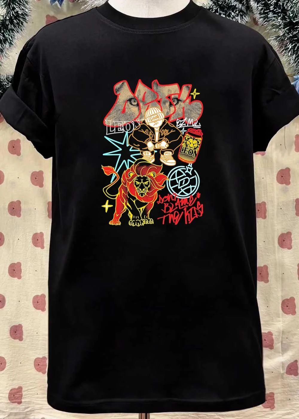 DBTK x EZ MIL Lion Streetwear Graphic T-Shirt