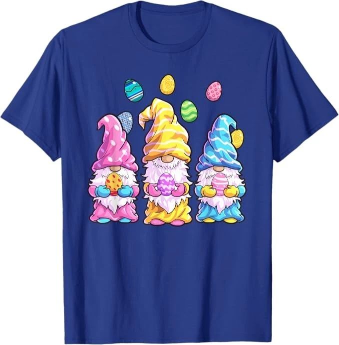 Gnome Easter Shirt Women Easter Outfit Easter Girls T-Shirt