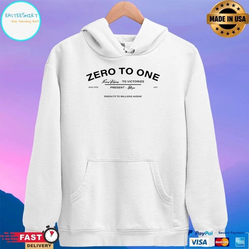 Zero To One From Vision To Victories Present Bloza Enroute To Millions Ahead T-shirts