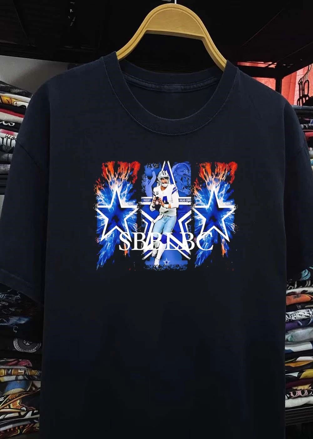 Prescott Passing Dallas Cowboys SBB LBC T-Shirt