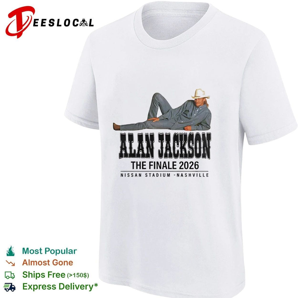 Alan Jackson The Finale 2026 Nissan Stadium Nashville T-shirt