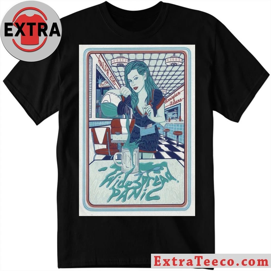 Widespread Panic April 17-18 2026 Birmingham, AL Event Poster Shirt