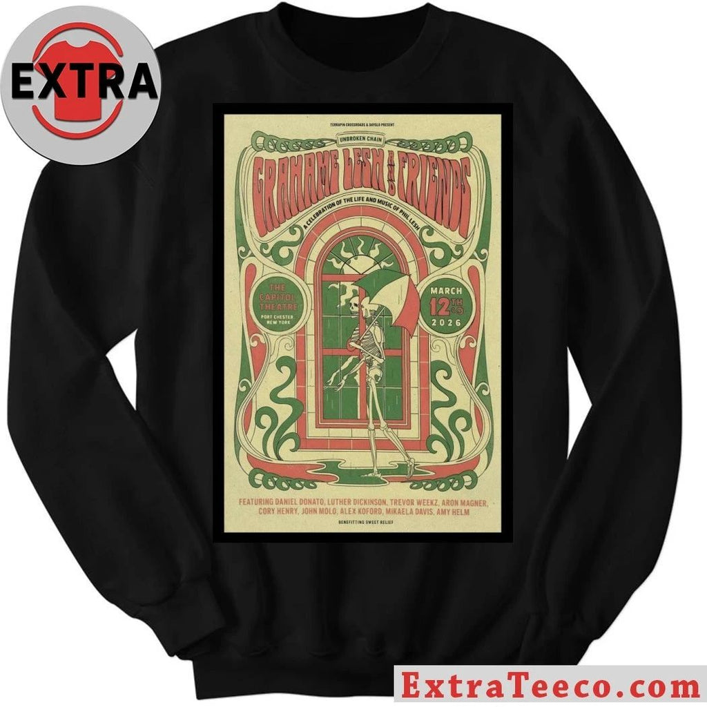 Original Grahame Lesh & Friends A Celebration of the Life and Music of Phil Lesh March 14, 2026 Poster Shirt