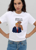 Alien Vs Predator Et Hands On Donald Trump Caricature Cartoon shirt