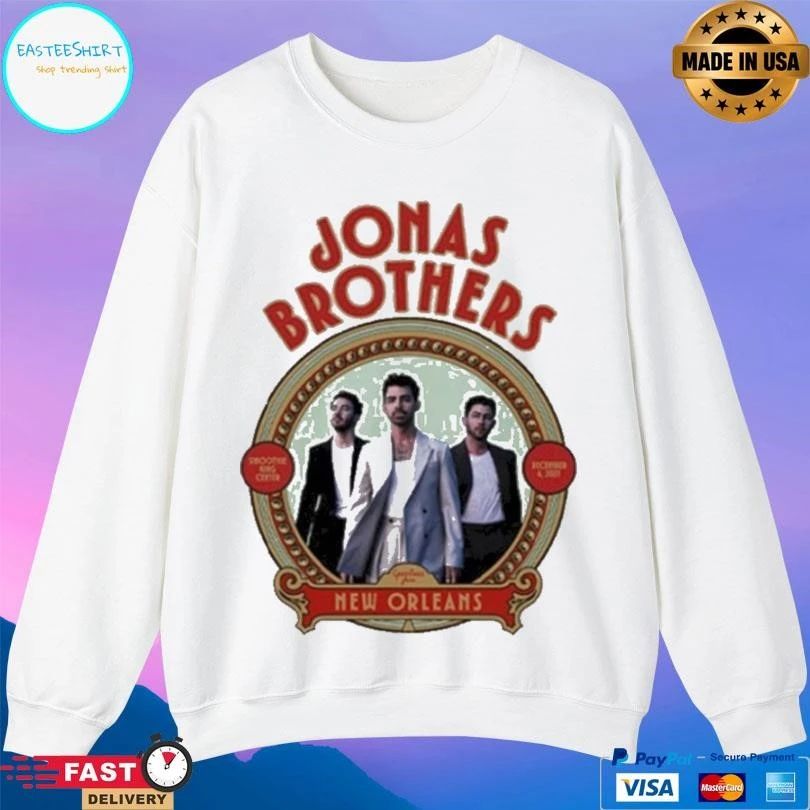 Jonas Brothers Smoothie King Center New Orleans La Dec 6 2025 T-shirts