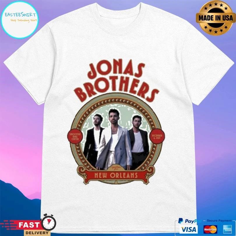 Jonas Brothers Smoothie King Center New Orleans La Dec 6 2025 T-shirts