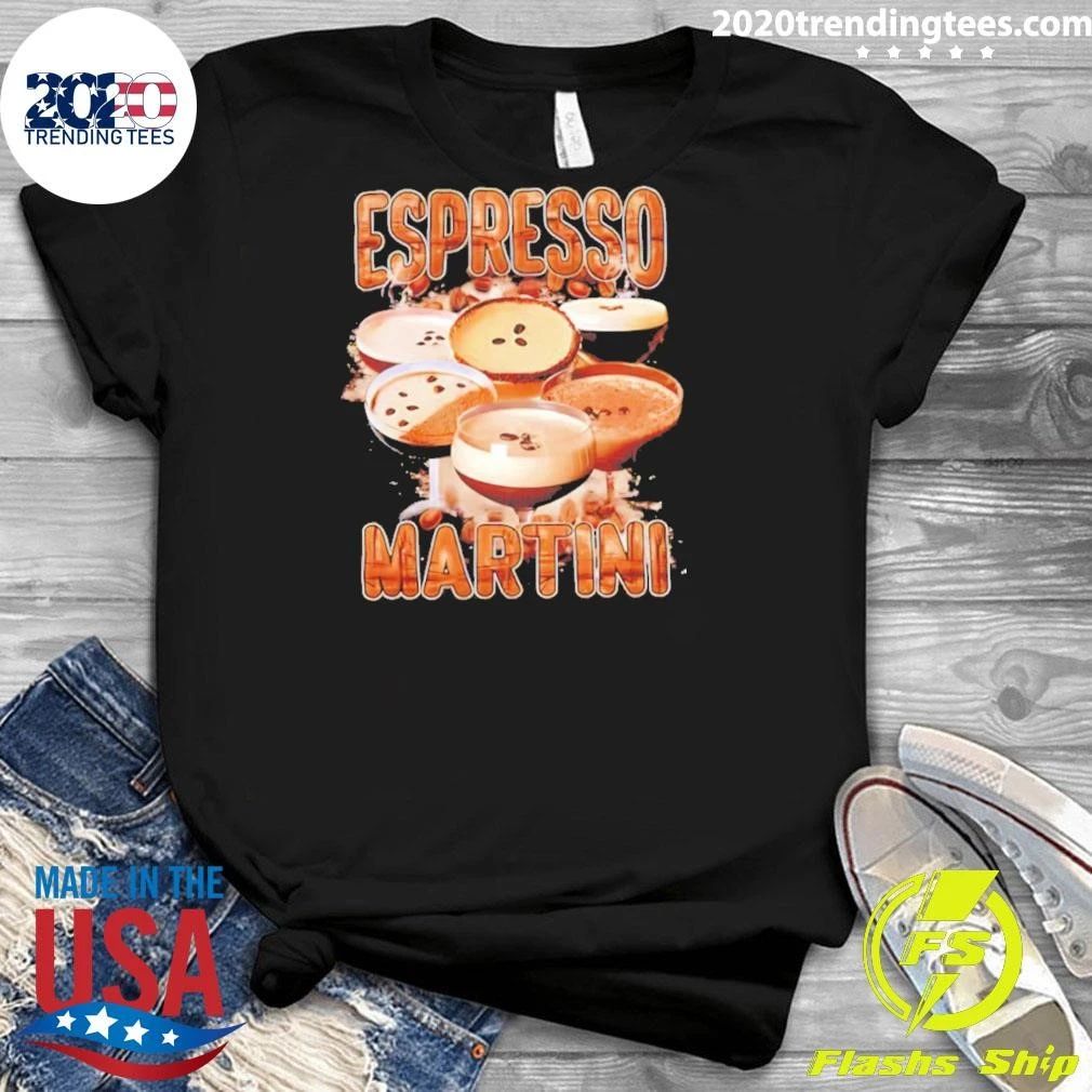 Espresso Martini Collage Bootleg Graphic Shirt