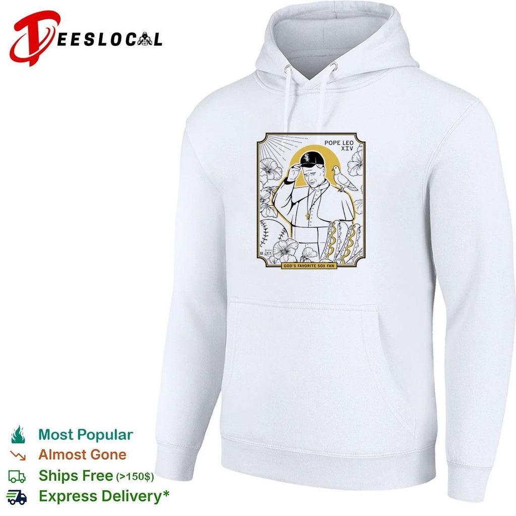 Pope Leo XIV God’s Favorite Sox Fan Baseball T-shirt