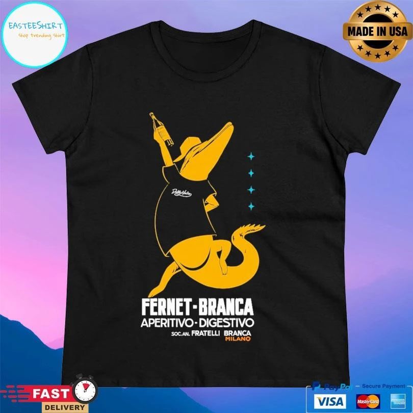 Fernet Branca Aperitivo Digestivo Soc An Fratelli Branca Milano T-shirts