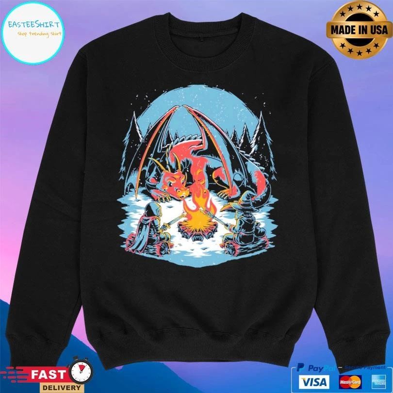 Cozy Dragon Fantasy T-shirts