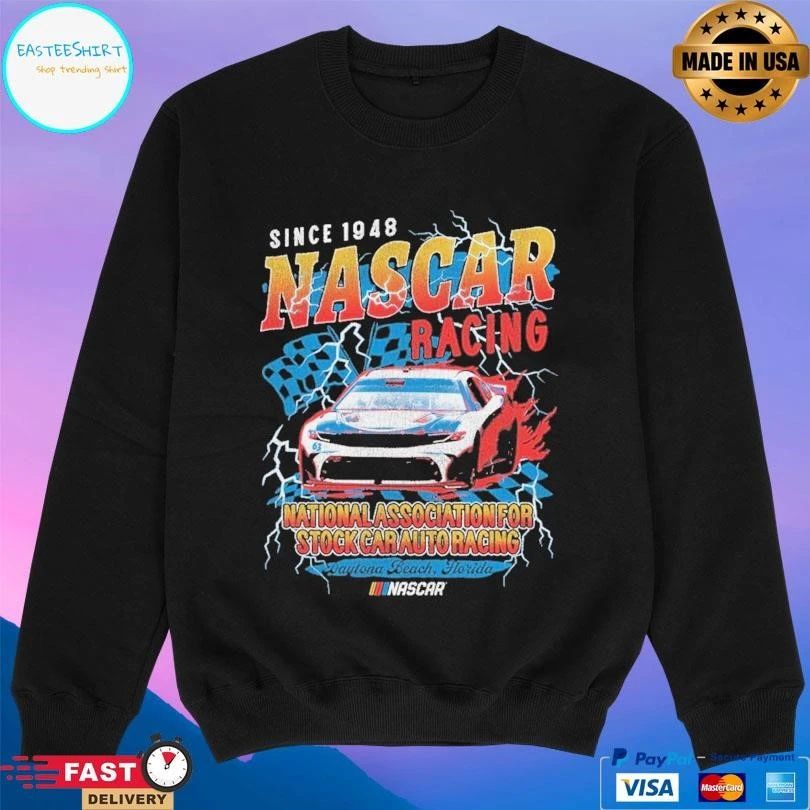 Nascar Racing National Association For Stock Car Auto Racing Daytona Beach Florida Since 1948 T-shirts