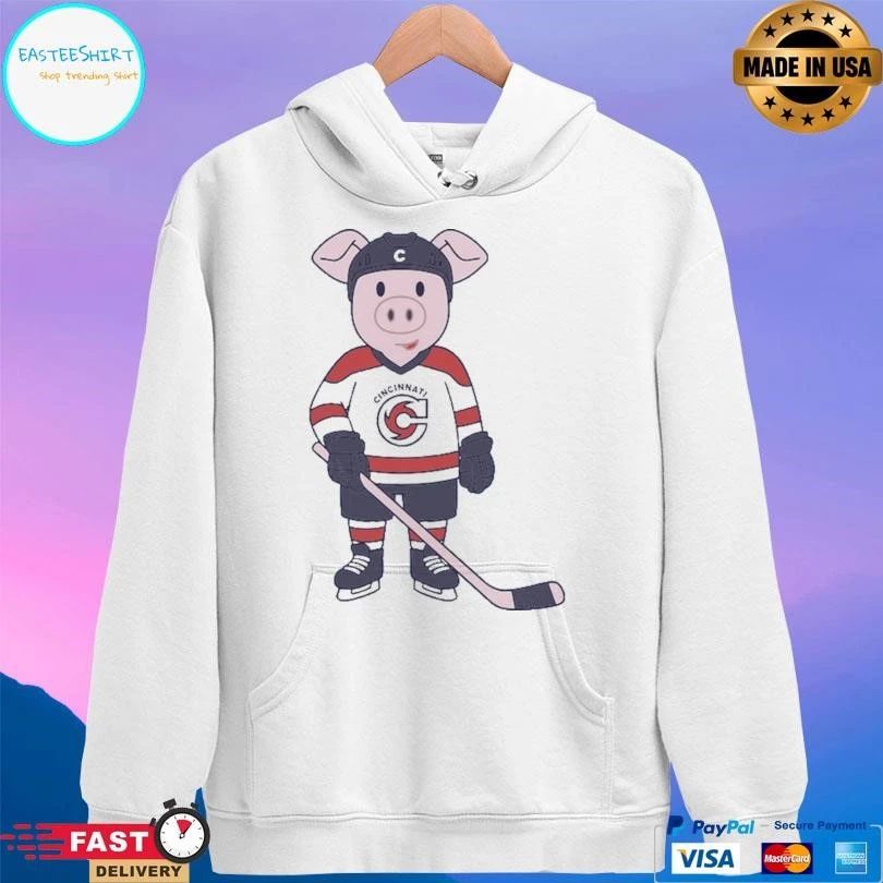 Mom Dad Choppy Puck Chop Kids Mascot Cincinnati T-shirts