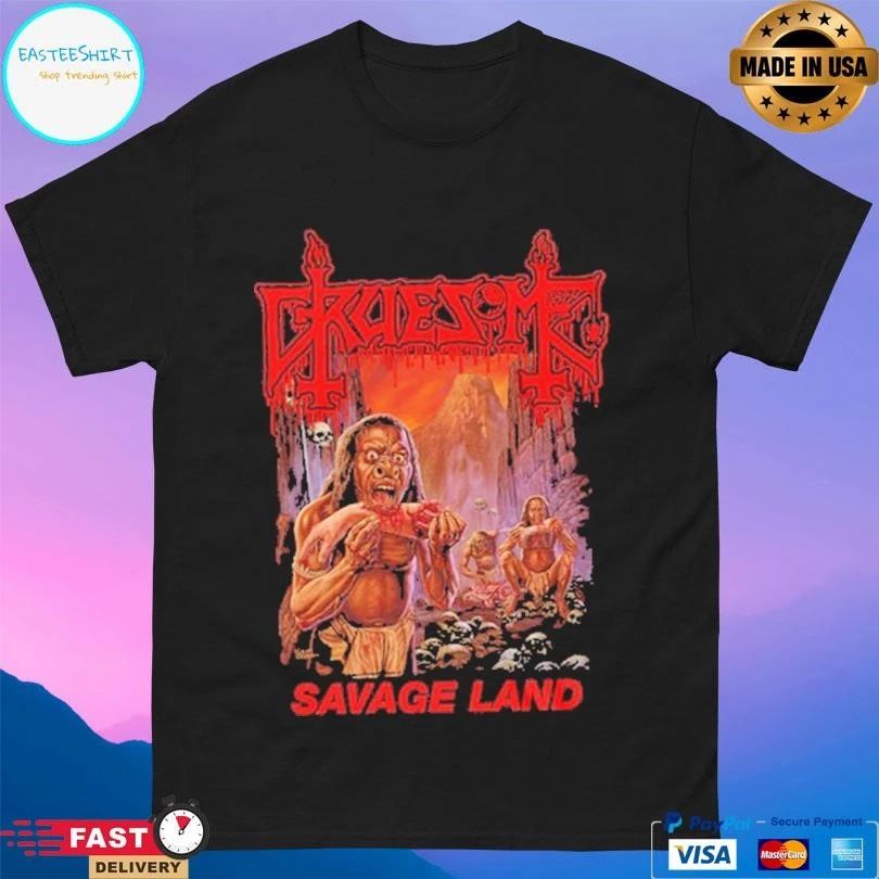 Gruesome Savage Land T-shirts