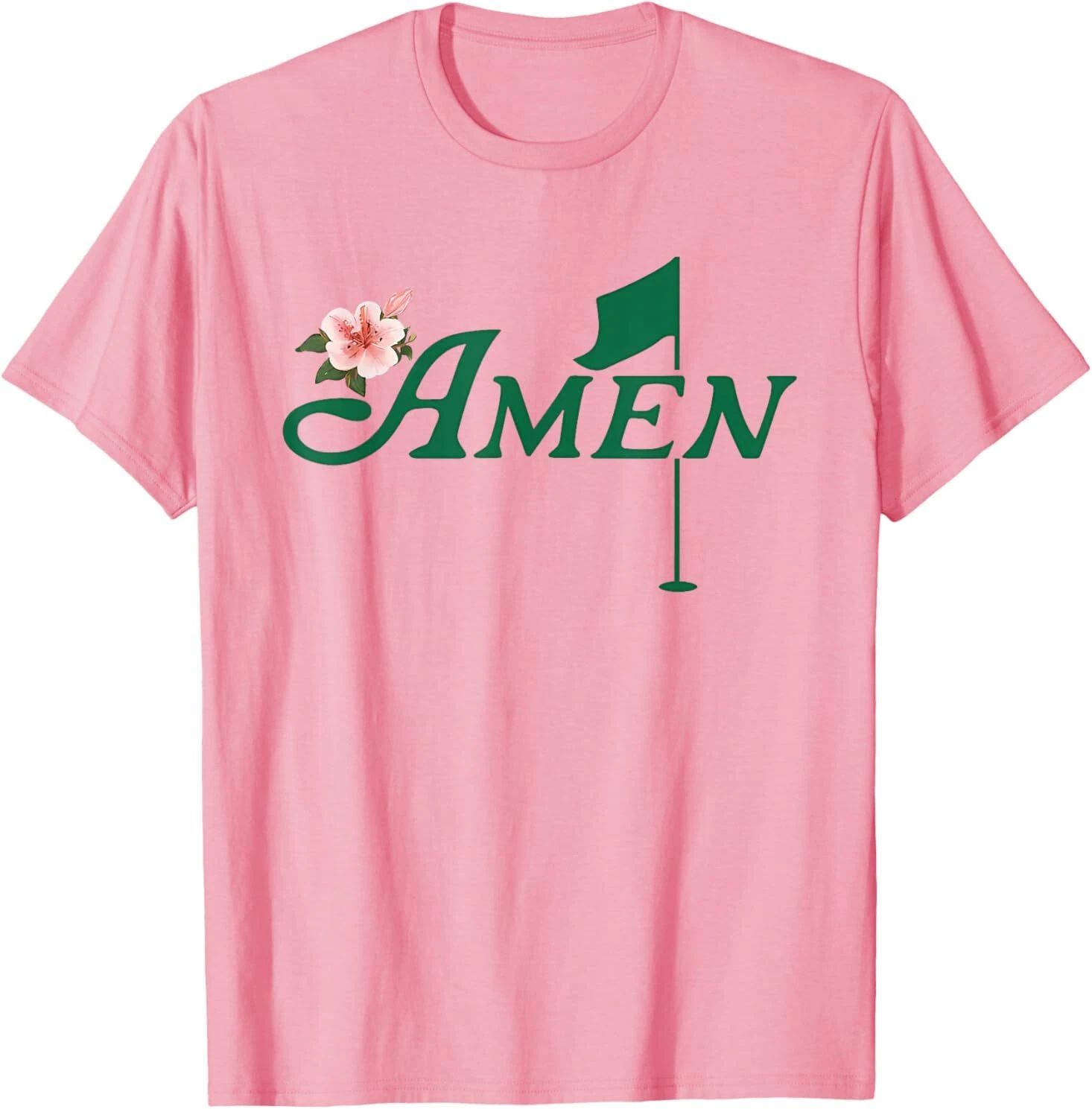 Amen Floral Master Golfer Golf Love Golf Flower Azaleas T-Shirt