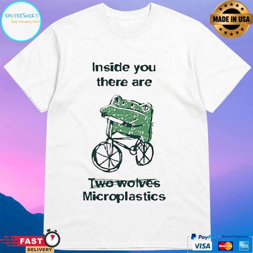 Frog Inside You There Are Two Wolves Microplastics T-shirts