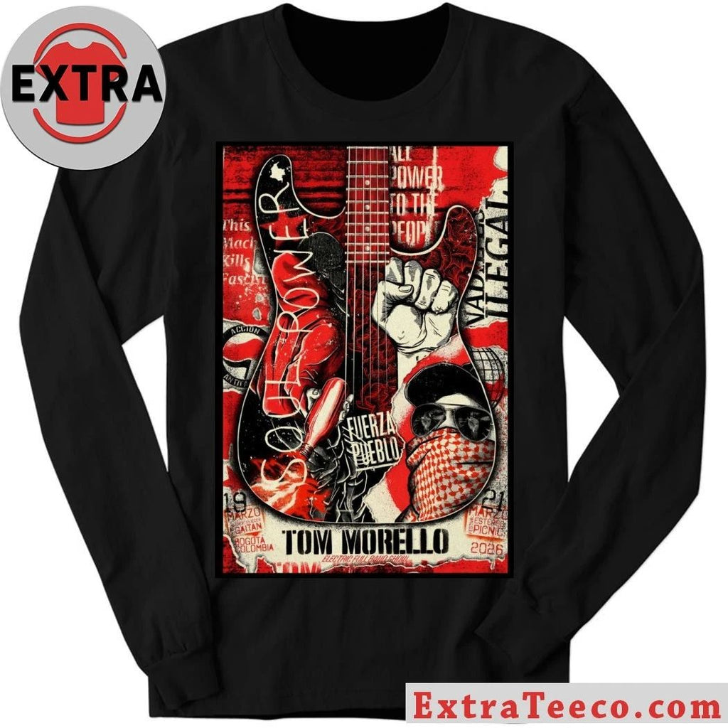 Tom Morello Mar 21 2026 Parque Simón Bolívar in Bogotá Colombia Poster Shirt
