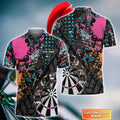 Darts Shirt Team Uniform Tattoo Maori Tribal Polo Camo Army