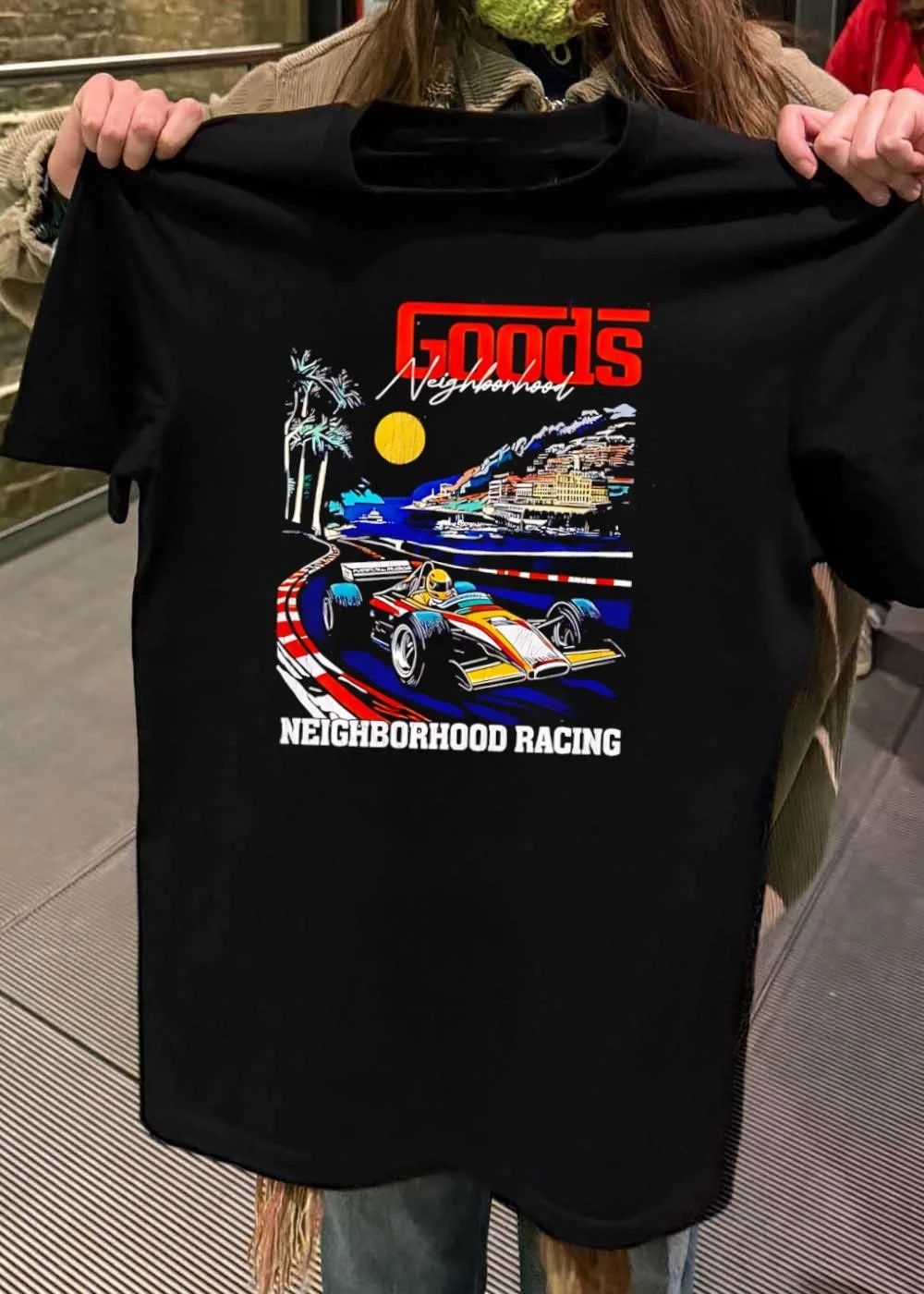 Goods Neighborhood Racing Formula One Driver Driving Monaco Coastal T-Shirt