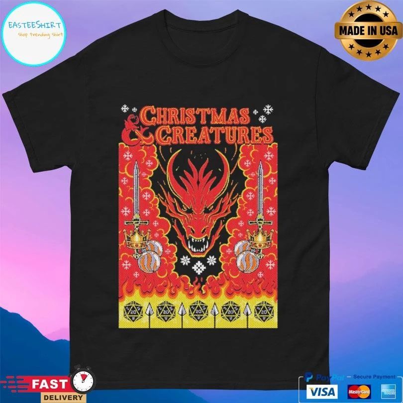 Christmas And Creatures Arinesart T-shirts