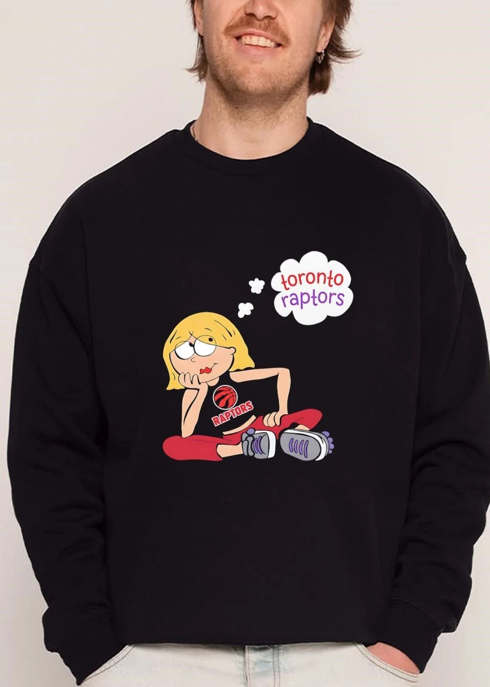 Premium Toronto Raptors NBA Cartoon Blonde Girl Daydreaming Thought Bubble shirt