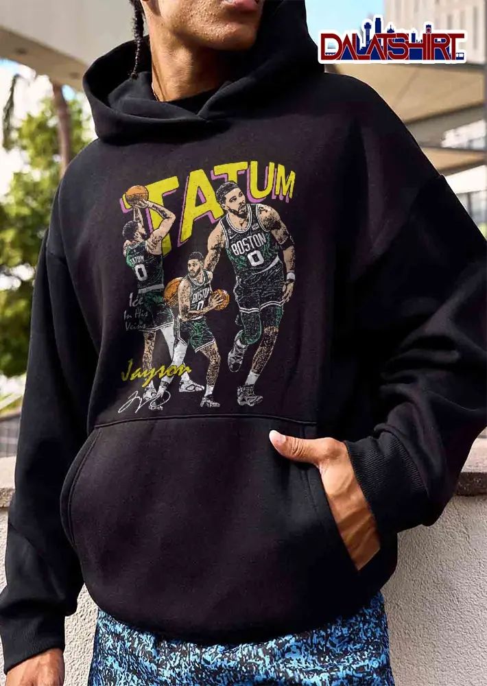 Boston Celtics NBA Ice In His Veins Jayson Tatum Bootleg Player Action Collage Halftone shirt