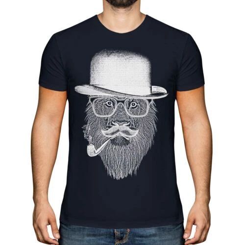 LION IN DISGUISE PRINTED MENS FASHION T-SHIRT TOP FUNNY HIPSTER SWAG TRENDY