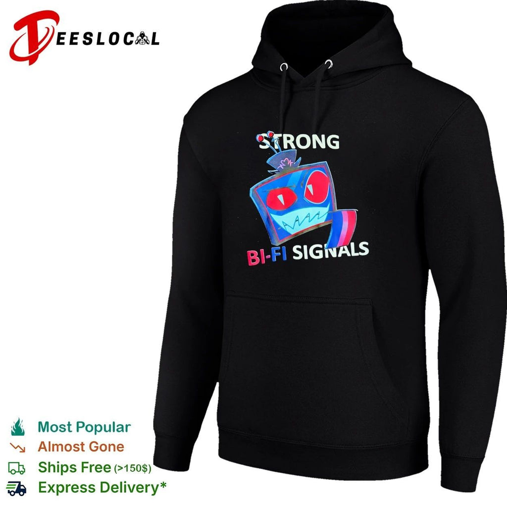 Strong Bi-Fi Signals bisexual pride lgbtq T-shirt