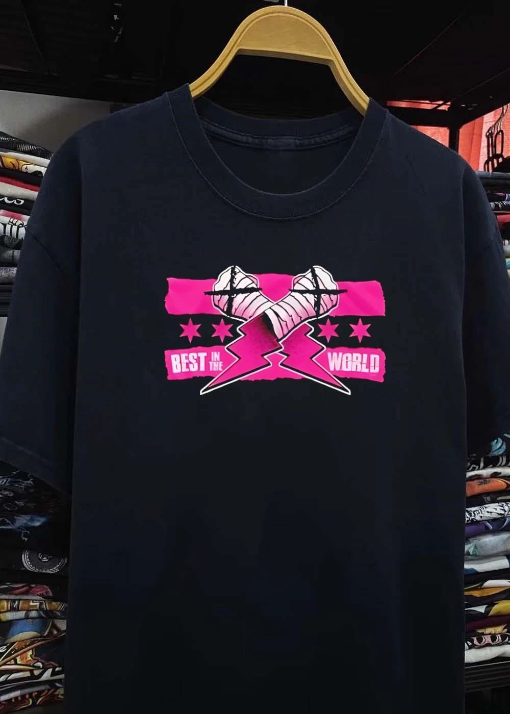 in the World CM Punk Fist Fight Crossed Arms Graphic shirt