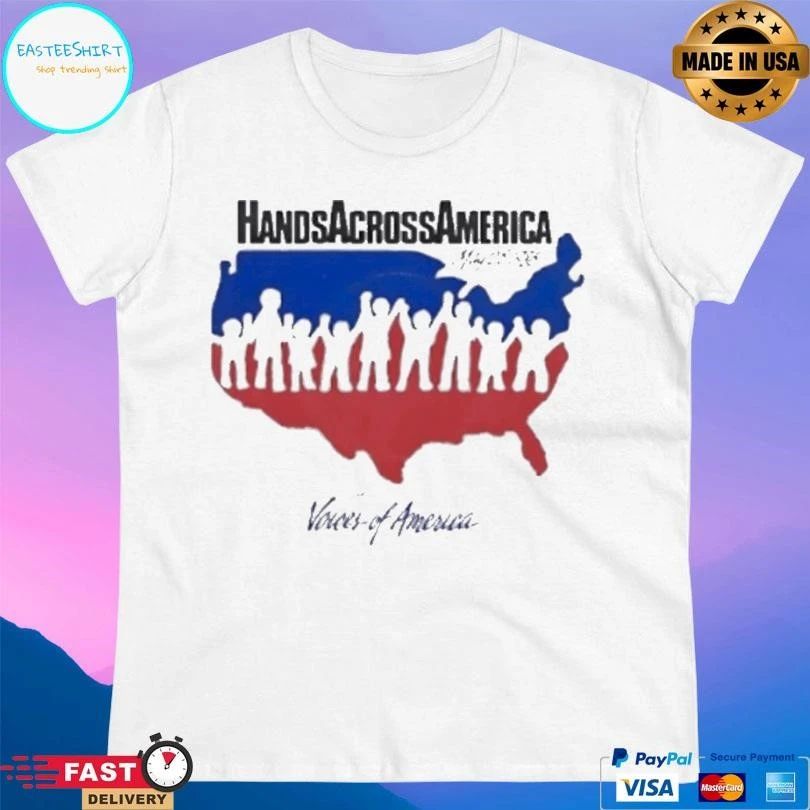 Hands Across America May 25 1986 Voices Of America T-shirts