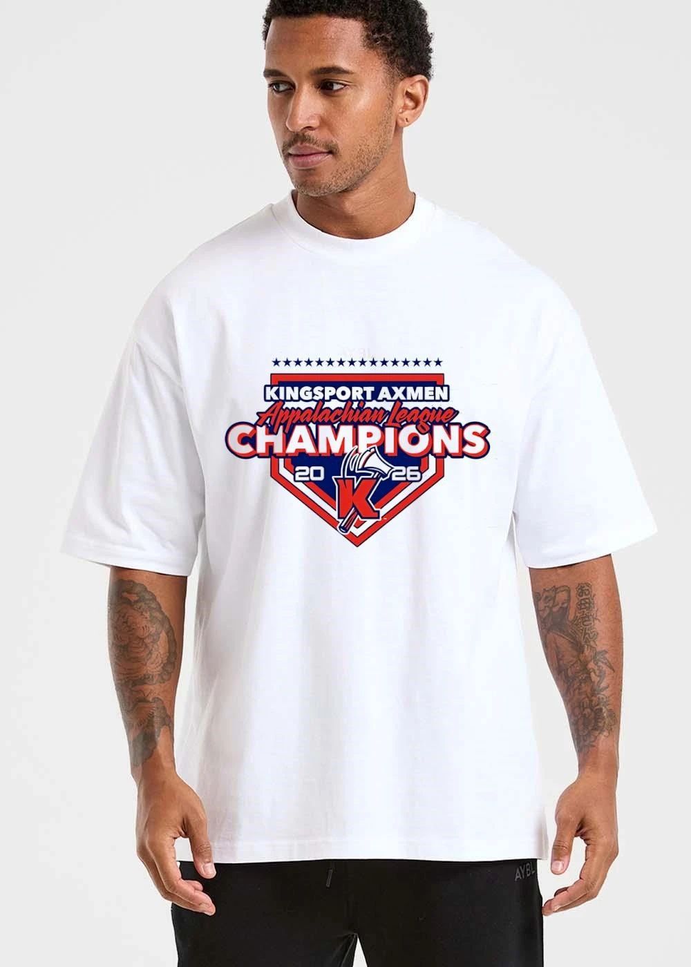 Kingsport Axmen Appalachian League Champions 2026 Home Plate Shield Stars Axe K Logo shirt