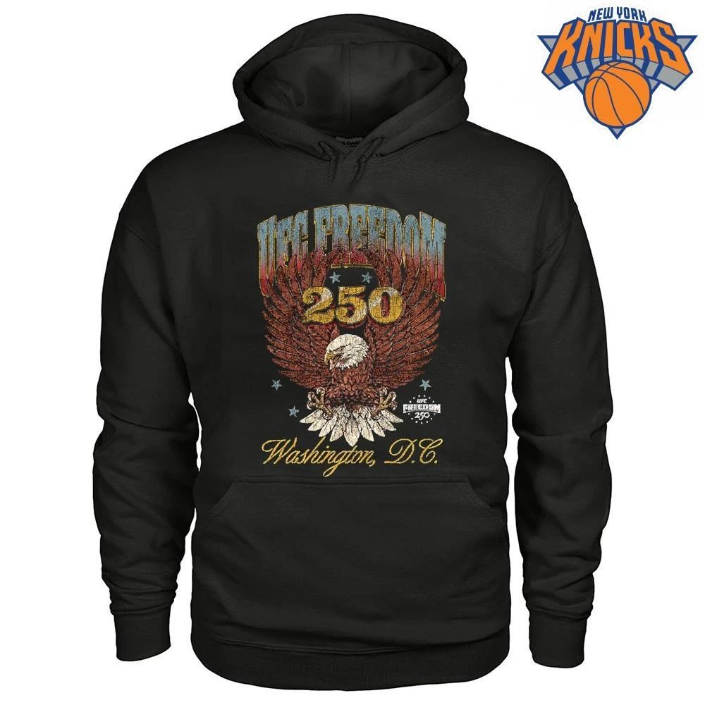 UFC Freedom 250 Washington DC Distressed Eagle Patriotic Shirt