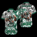 Personalized New York Jets Storm Camo Hawaiian Shirt