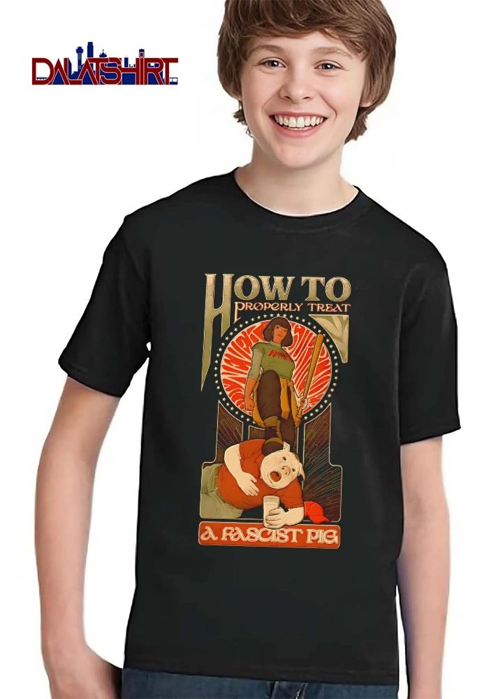 How To Properly Treat A Fascist Pig Antifa Never Surrender Baseball Bat Boot Stepping Red Cap Vintage Poster shirt