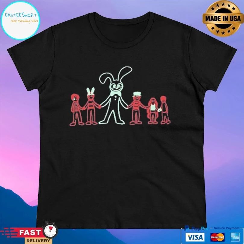 Bonnyjlox Rabbit Glows In The Dark T-shirts
