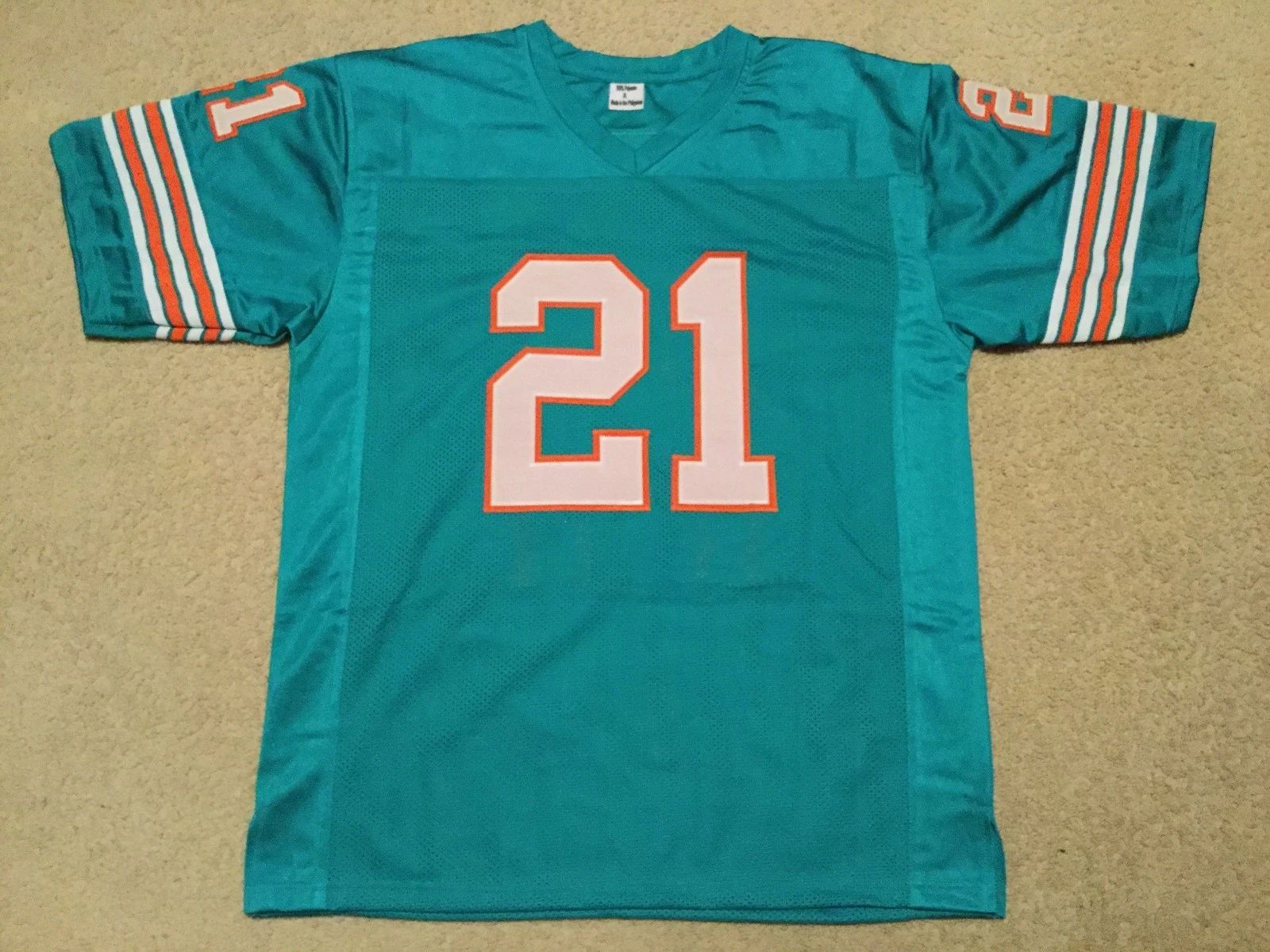 Custom Jim Kiick Mesh Football Jersey