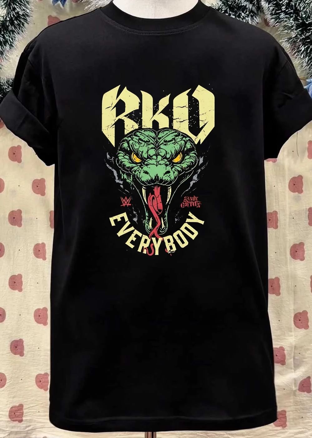 Randy Orton RKO Outta Nowhere Snake Graphic T-Shirt