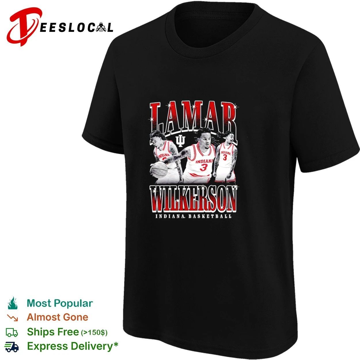 Lamar Wilkerson Indiana Basketball T-shirt