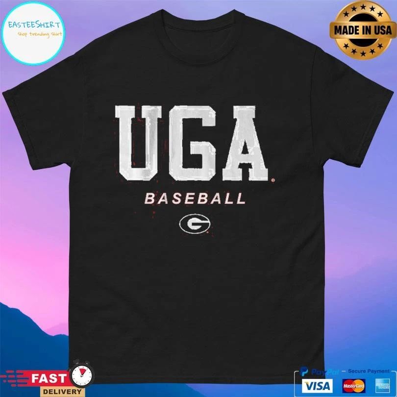 Georgia Bulldogs Baseball Wordmark And Logo T-shirts