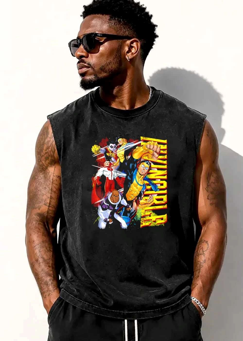 Invincible Omni Man Bulletproof Flying Superheroes Comic shirt