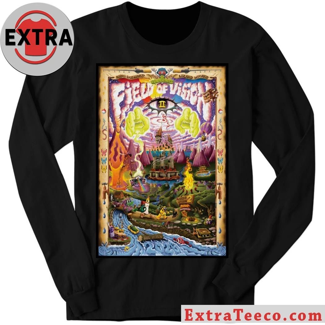 King Gizzard And The Lizard Wizard Field Of Vision II Festival Aug 14-16 2026 In Buena Vista CO Poster Shirt