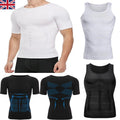 Men Belly Chest Compression Vest T Shirt Slimming Body Shaper Shapewear Tank Top